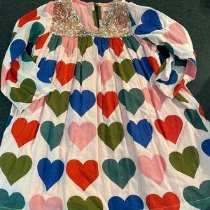 Pink Chicken 3Y Heart Dress.
